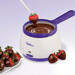 chocolate melting pot for chocolate dipped mini desserts