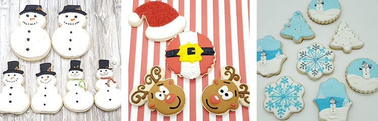 Christmas holiday custom sugar cookies