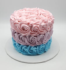 Original Cake Rosette Ombre Cake Design 