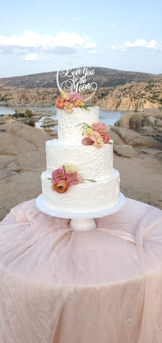 where to place your wedding cake table.