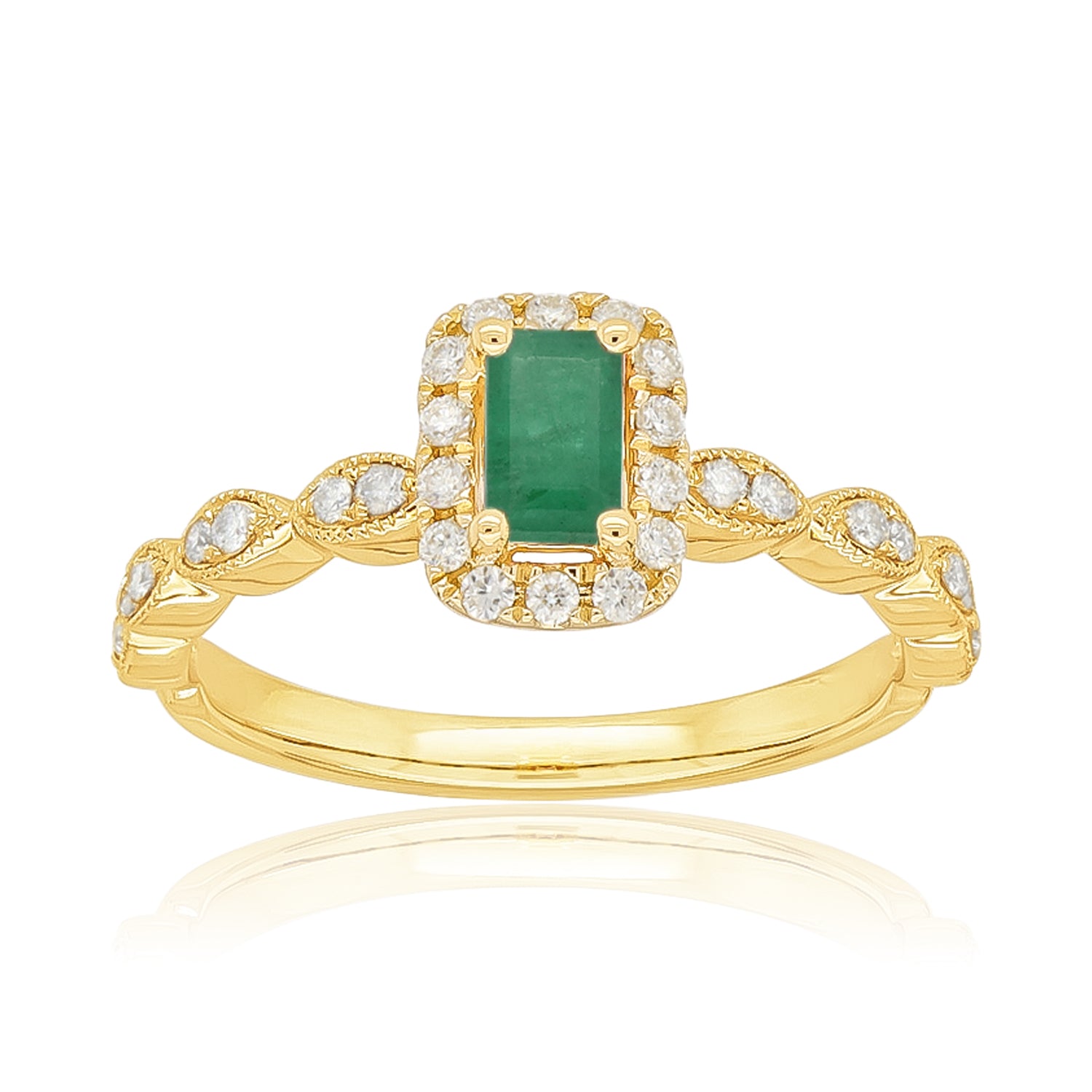 Give me green! This show stopping Emerald cocktail ring adorned in Diamonds  is sure to be an heirloom piece for years to come. Visit our... | Instagram