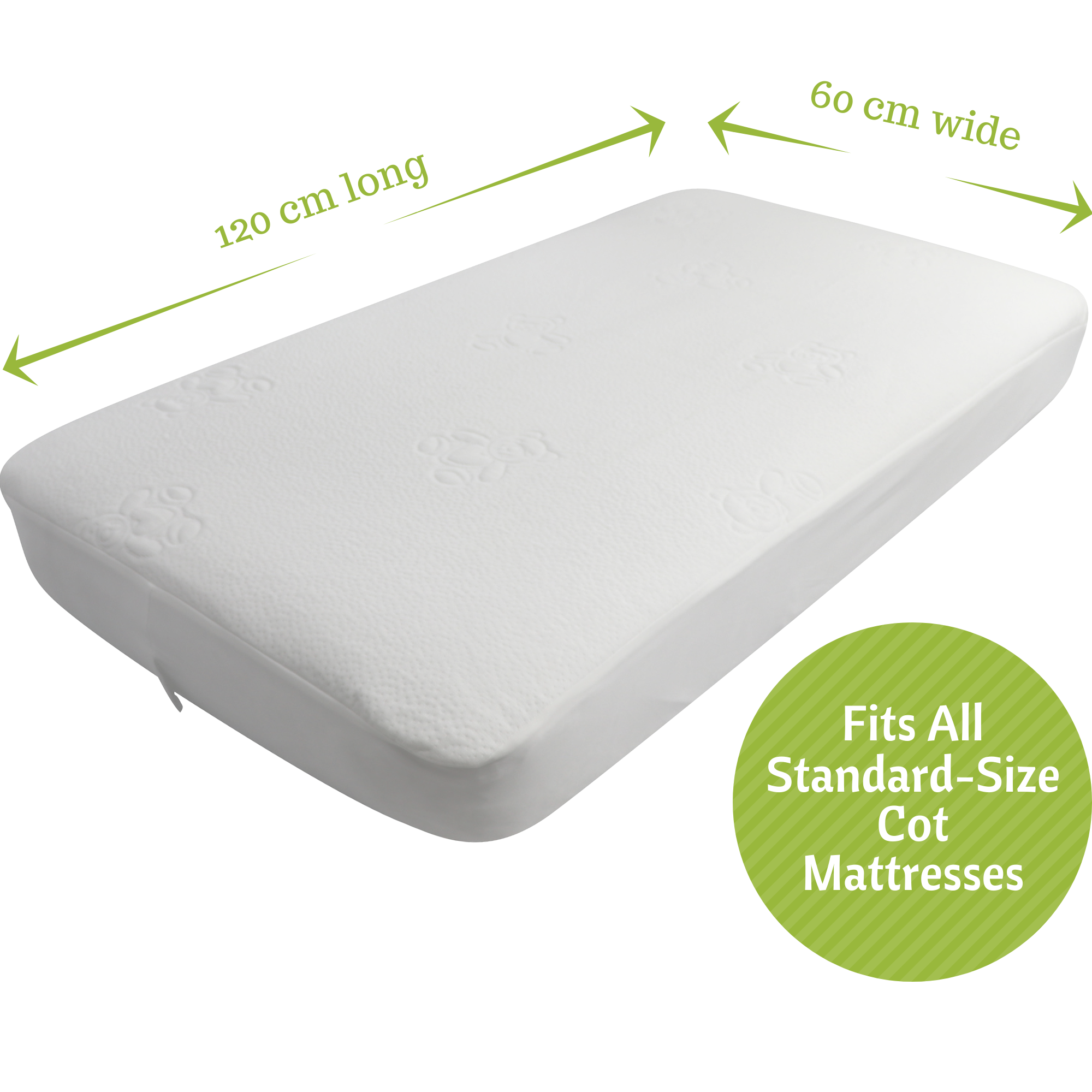 cot mattress protector 120 x 60