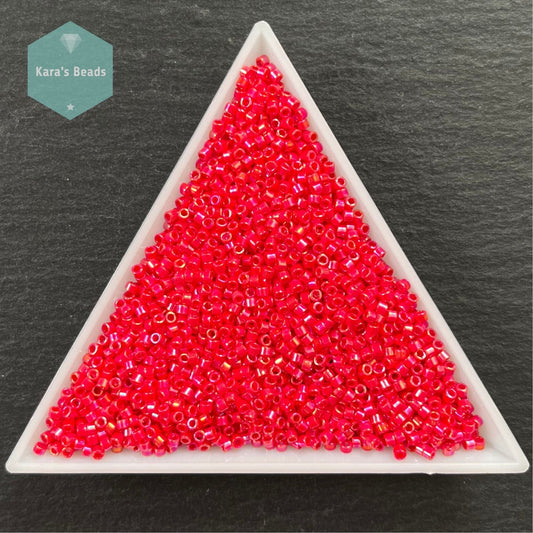 15/0 Japanese Seed Beads Opaque Red 22g