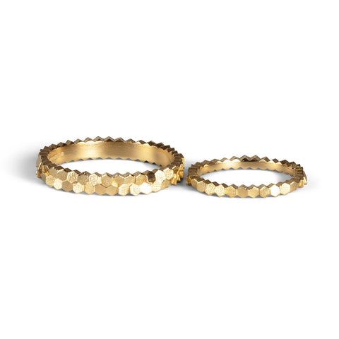 Jo Hayes Ward | Jewellery Designer London | Unique wedding rings | Hex collection