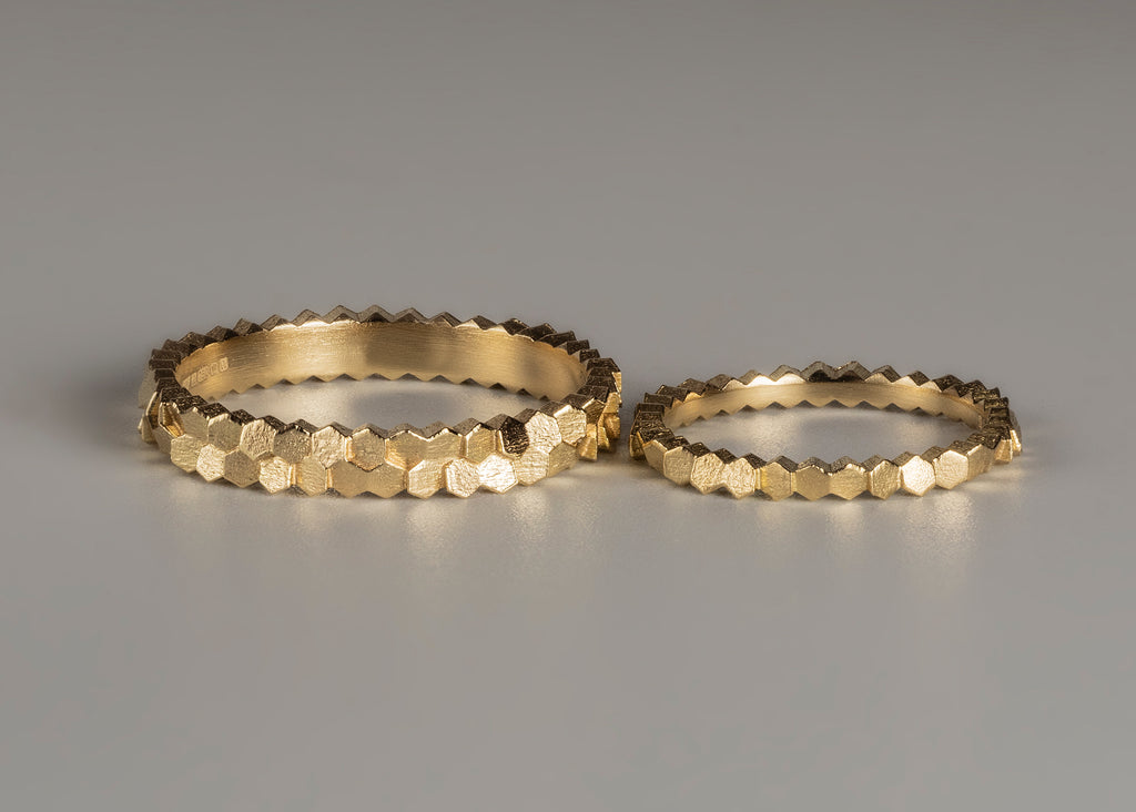 Double and single hex rings