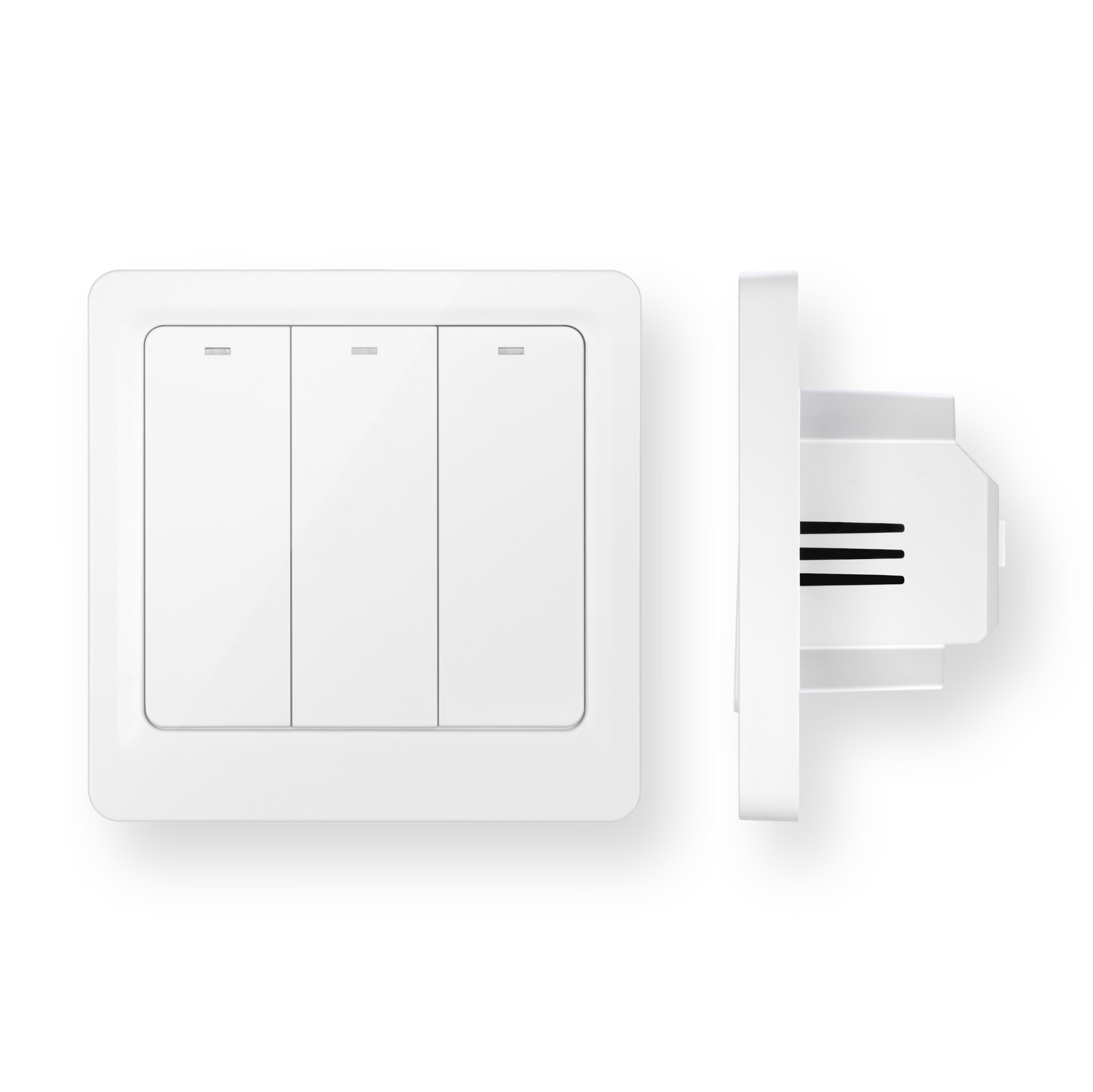 Luna Electric Switches 3-Gang White