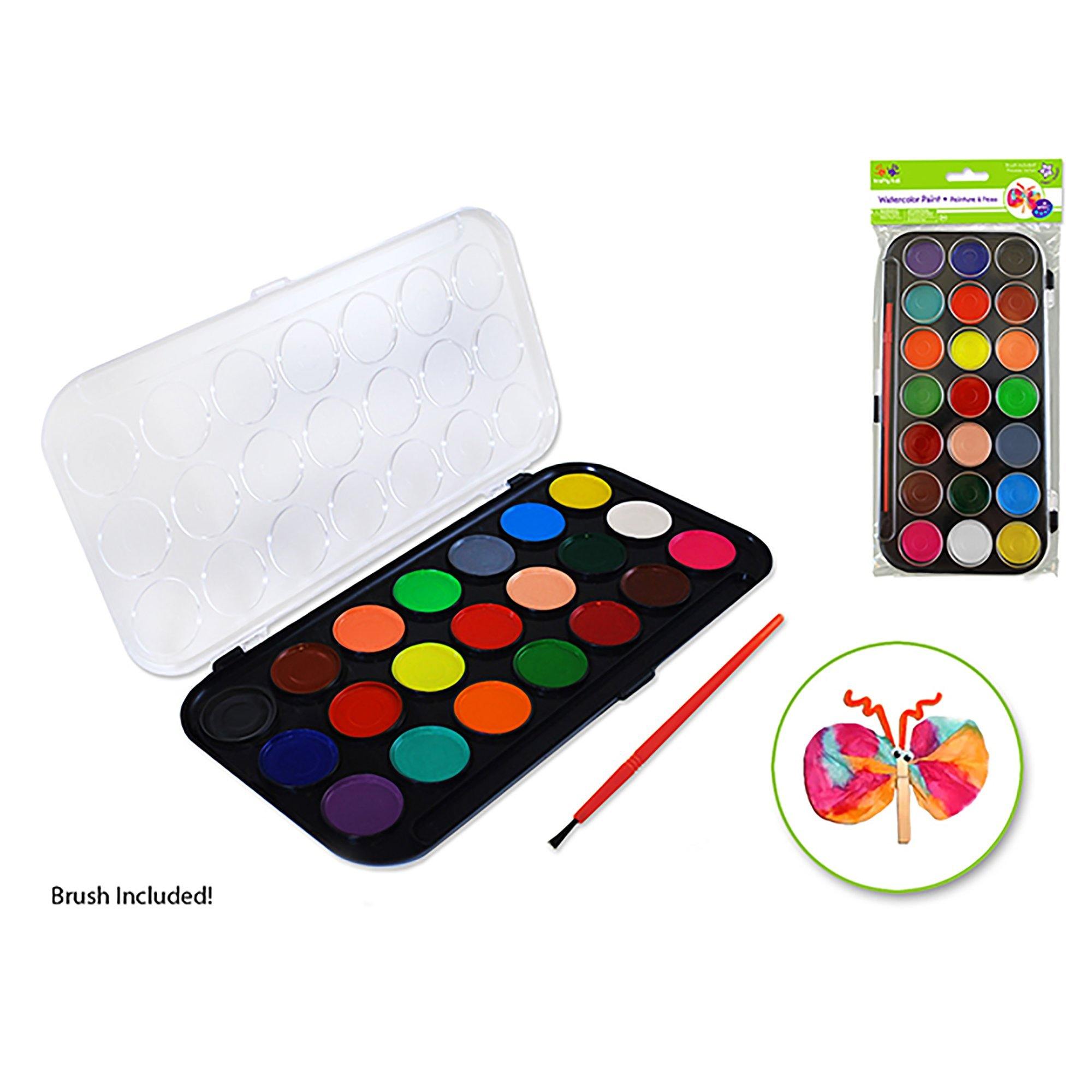 ArtCreativity Watercolor Paint Set for Kids, Set of 12, 8-Colors Paint ·  Art Creativity