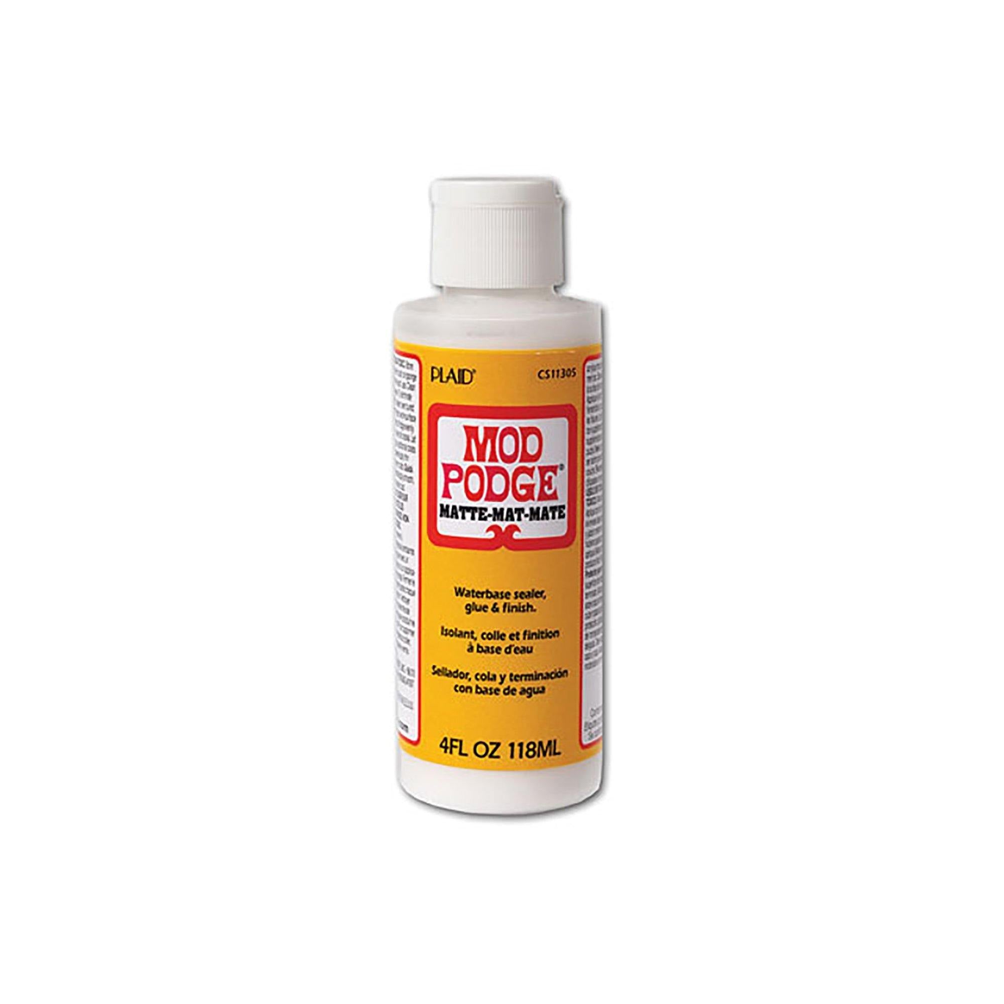 Mod Podge: 8oz Dishwasher Safe Gloss Glue/Sealer/Finish Non-Toxic