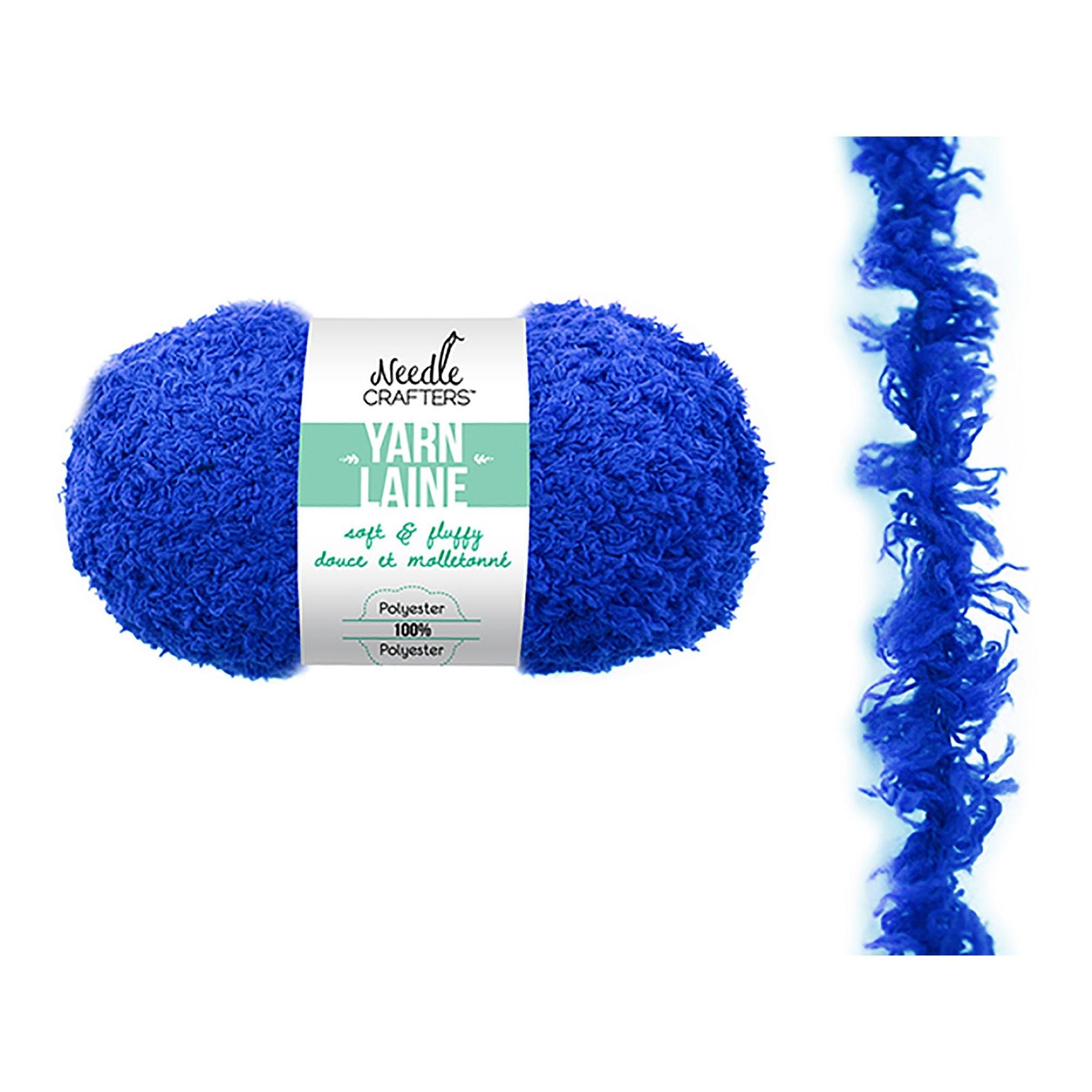 Needlecrafters: Poly Faux-Fur Yarn Ball- Charcoal Blend | Yarn, Ribbon &  Wire