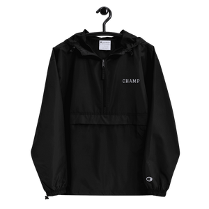 white champion rain jacket