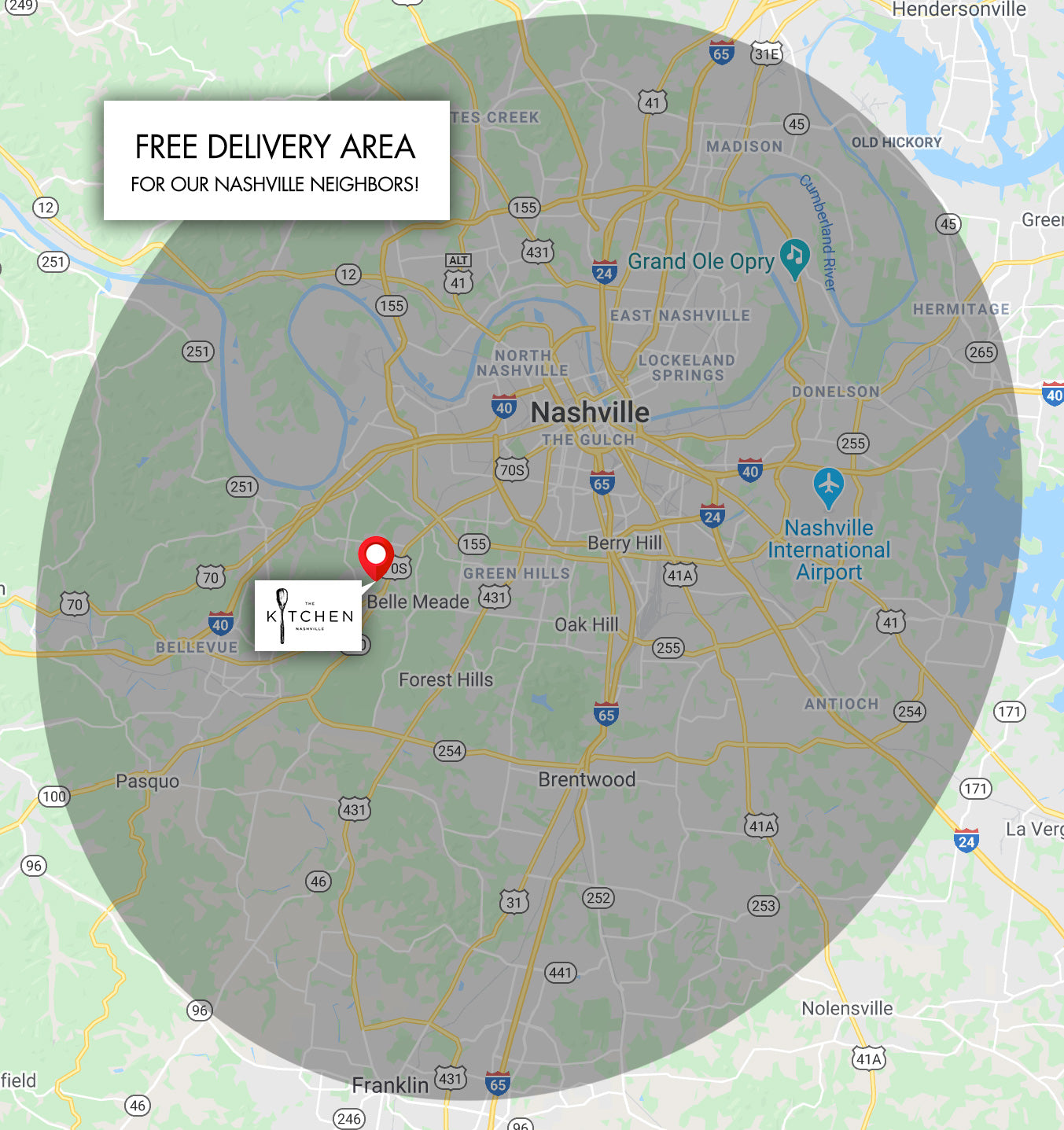 Nashville Grocery Store & Kitchen Store with Free Delivery