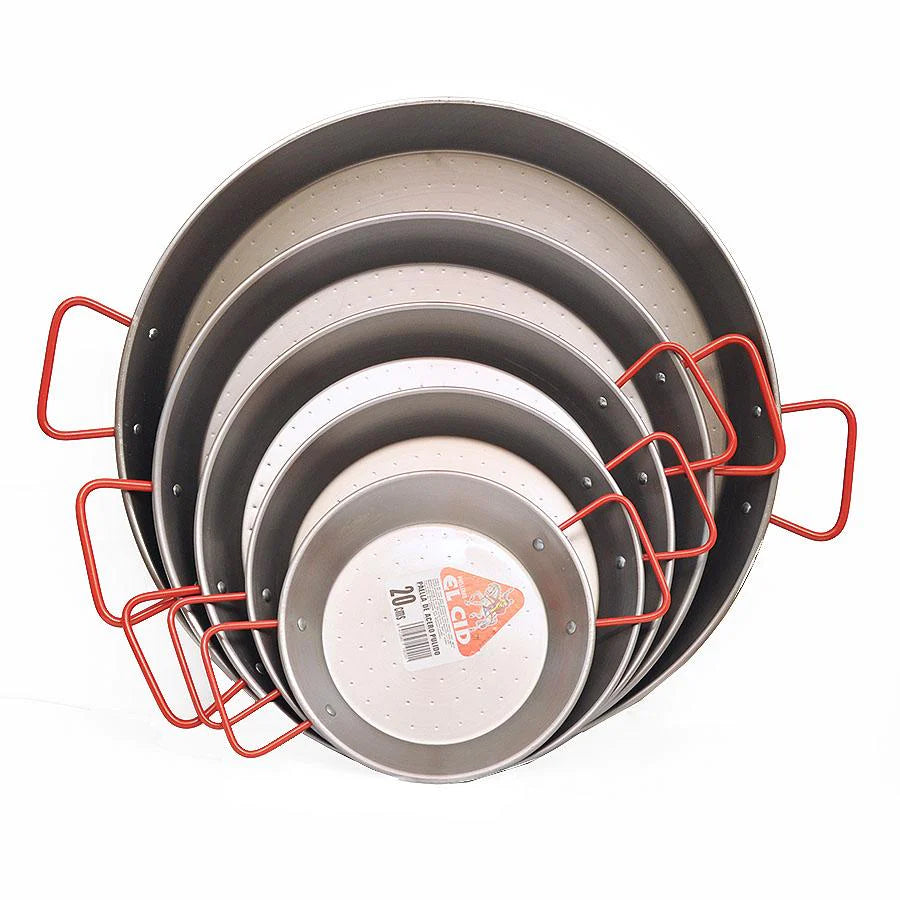 Heritage Steel 13.5 Paella Pan with Lid