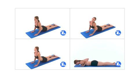 Back extension exercise for lower back pain relief