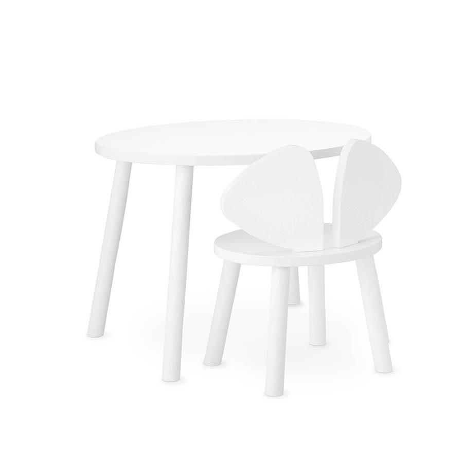 kinderstuhl "mouse chair white"