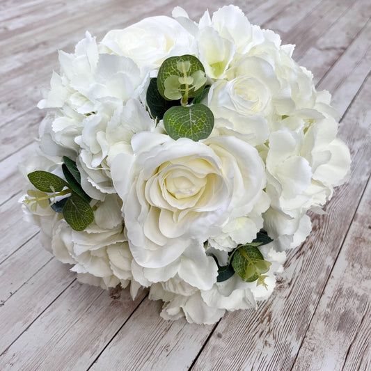 White & Blush Wedding Bouquet