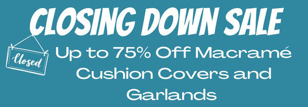 Tassel & Plume up to 75% off macramé cushion covers garlands tassel boho living