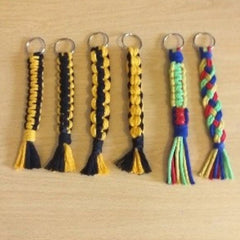 Macramé keyrings