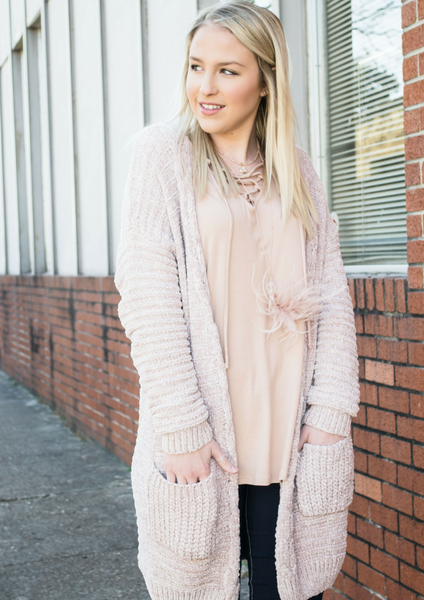 Why You Should Own a Chenille Cardigan | How To Style A Chenille ...
