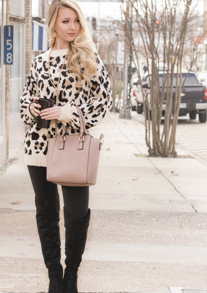 SHOP SILOE FEATURES HOW TO STYLE A LEOPARD IVORY SWEATER