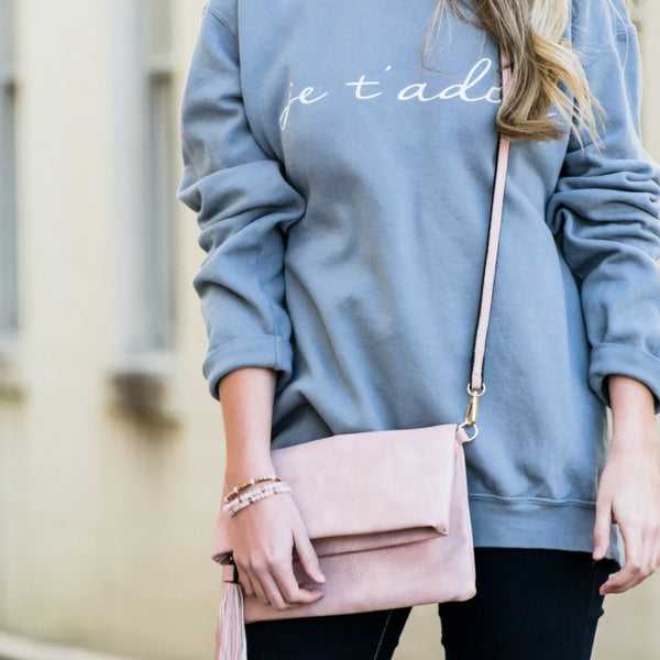 Ja T'adore Valentine's Day pullover outfit