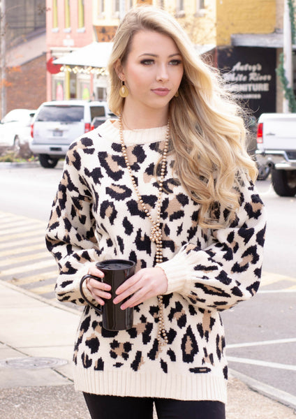 SHOP SILOE FEATURES HOW TO STYLE A LEOPARD IVORY SWEATER