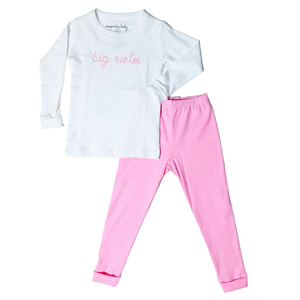 Magnolia Baby Little Girls Happy Birthday Short Pajamas - Pink