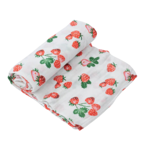 French Floral Silky Soft Swaddle 3 Pack