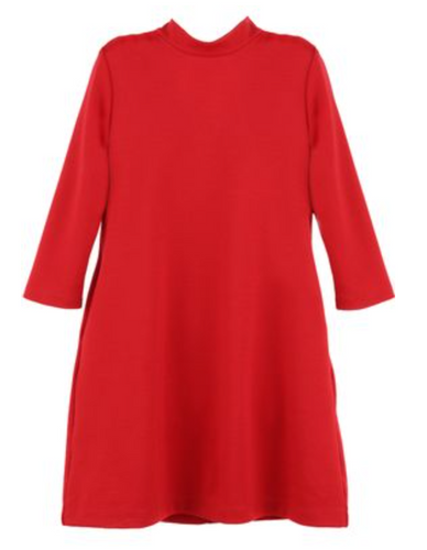 Florence Eiseman - Ruffles Red Scuba Dress Girls Holiday Season