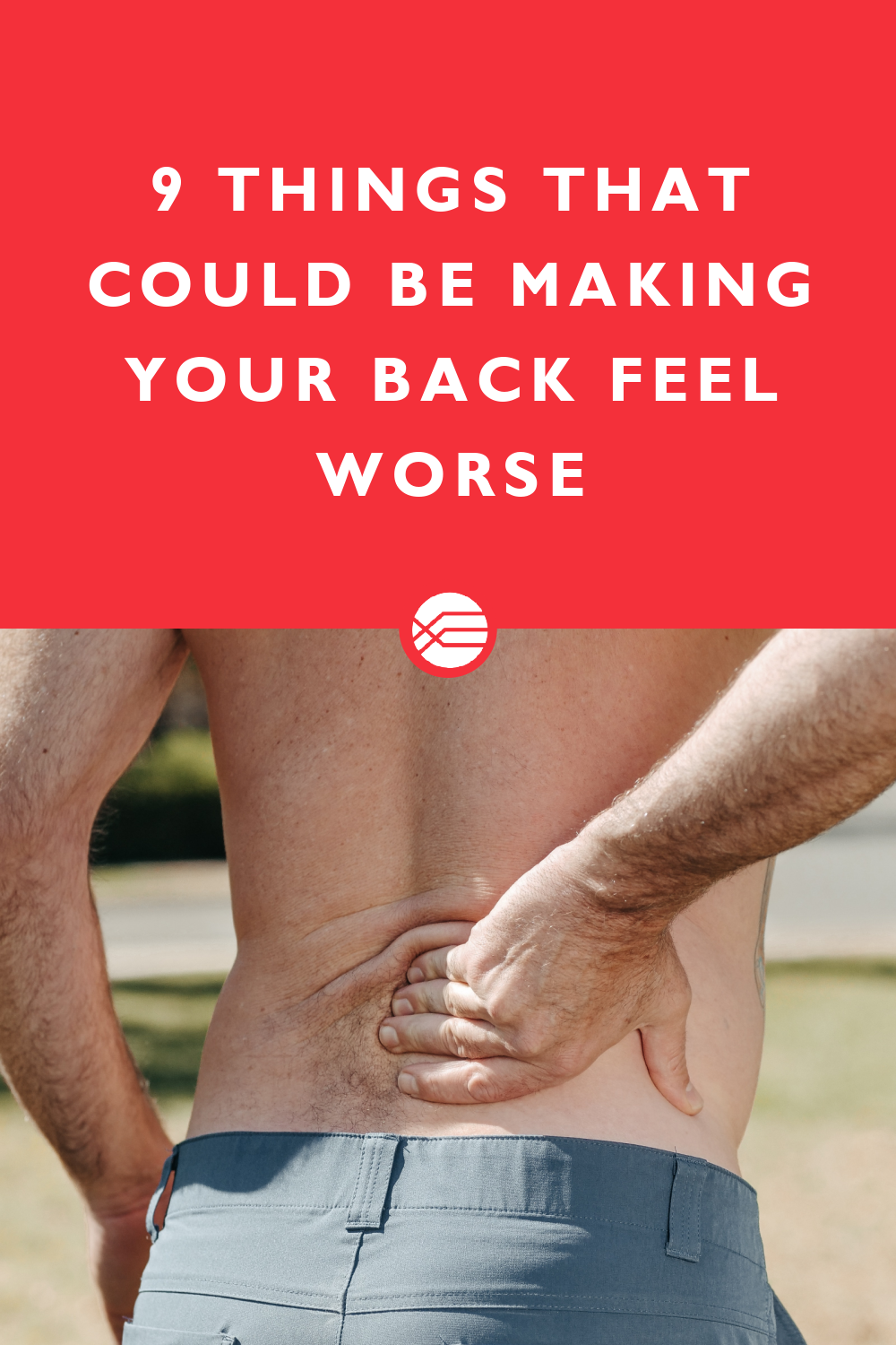 Signal Relief for back aches pinterest post