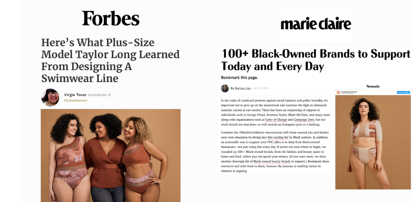 Forbes and Marie Claire