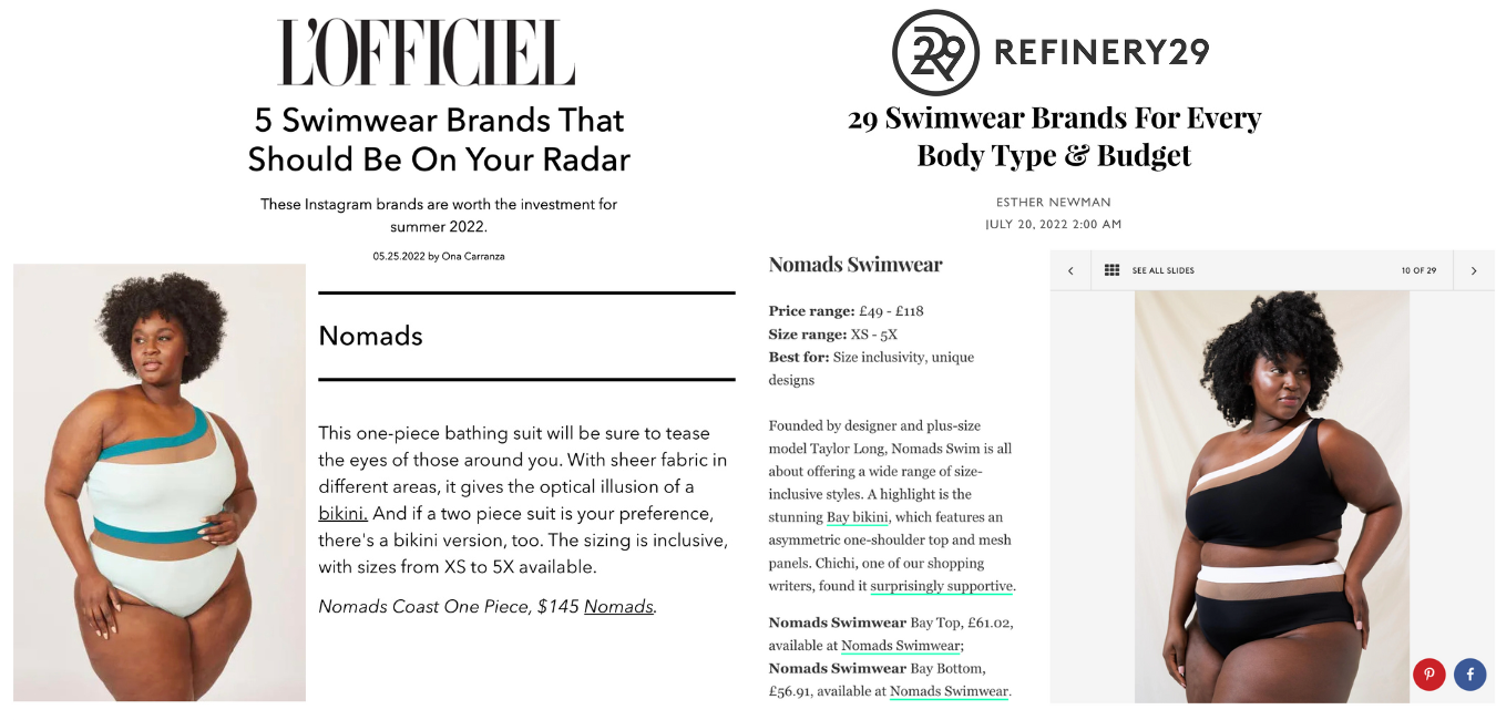 L'officiel and Refinery 29 29 Swimwear Brands For Every Body Type & Budget 5 Swimwear Brands That Should Be On Your Radar