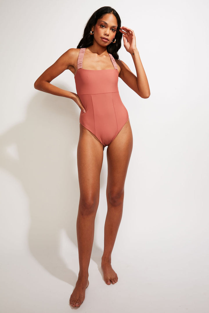 Buy Figleaves Pink Fiji One Shoulder Swimsuit from Next USA