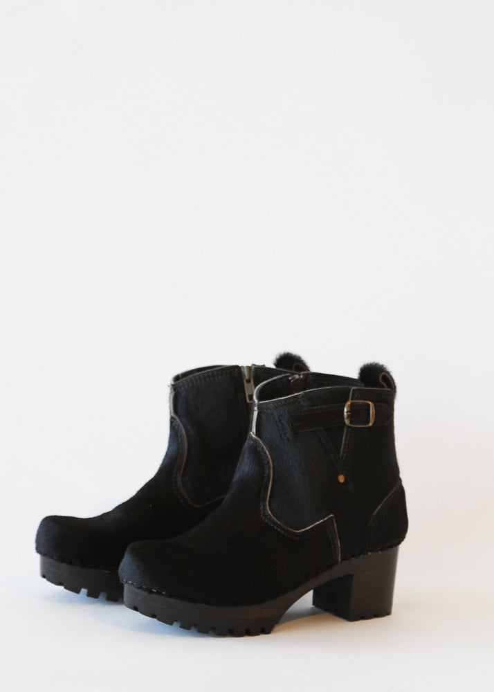 no 6 clogs black