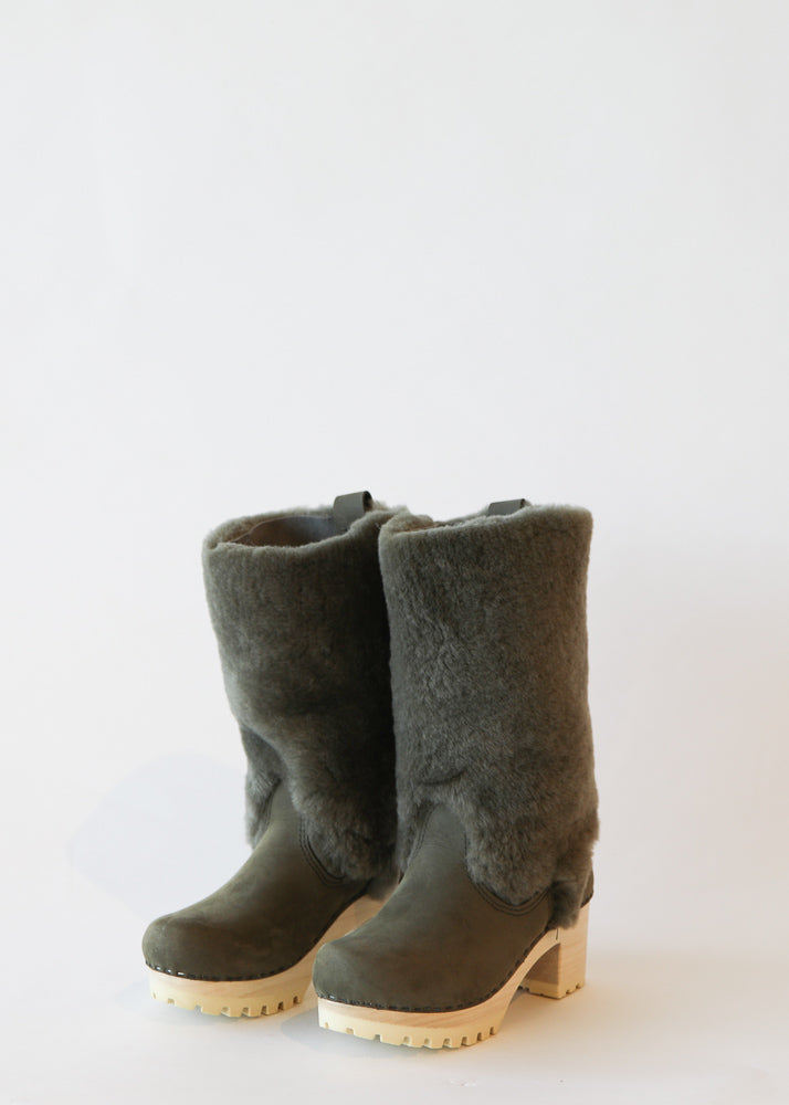 no 6 alpha shearling boot