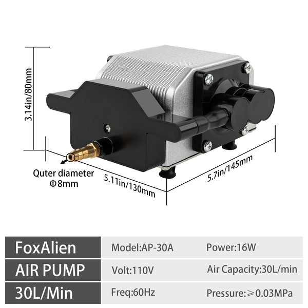 FoxAlien 40W Fixed Focus Blue Laser Module Kit | Optical Output 10W
