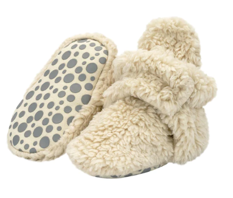 Zutano Furry Gripper Baby Bootie