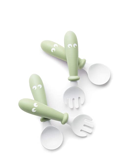 Baby Spoon and Fork, 4 Pieces - Tadpole