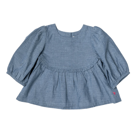 Girls Rowan Top - Chambray