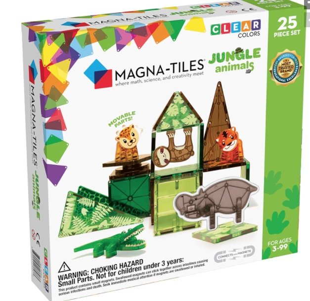 Magna-TilesÂ® Jungle Animals 25 Piece Set