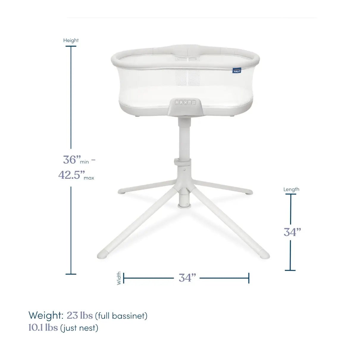 NEW! HALO Bassinest 3.0 Soothing Swivel Sleeper