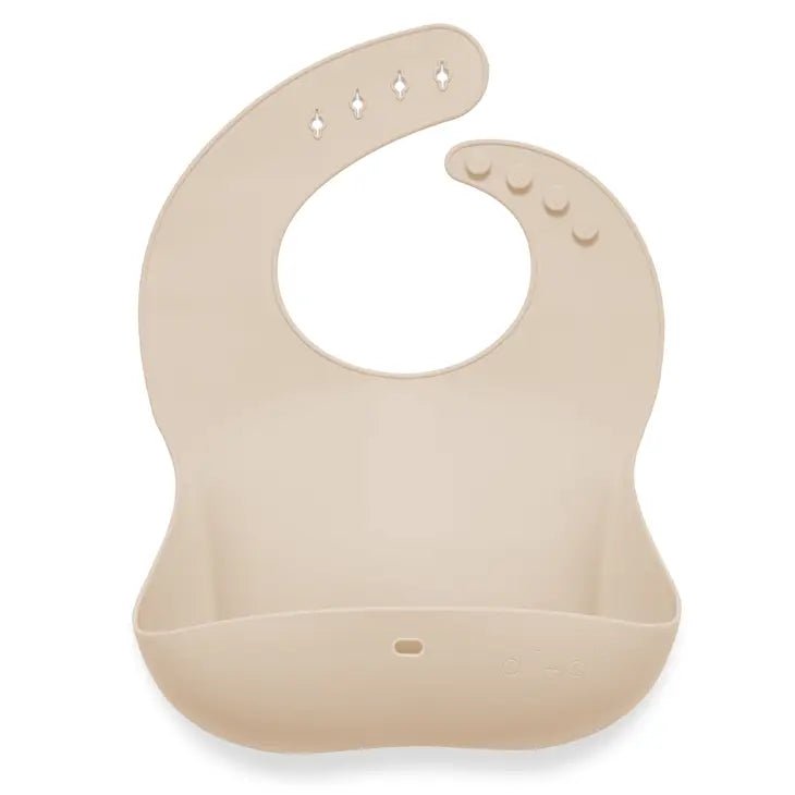 Silicone Baby Bib Roll Up & Stay Closed