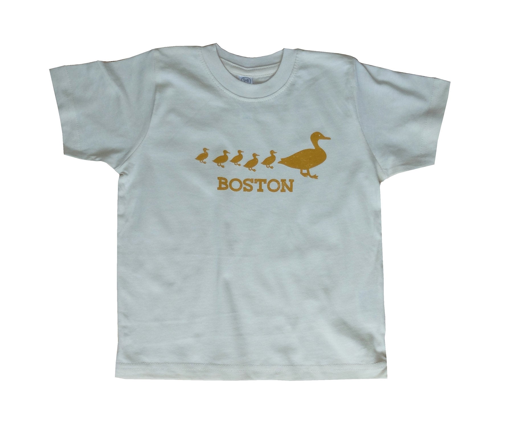 Toddler Boston Ducklings T-Shirt -Natural