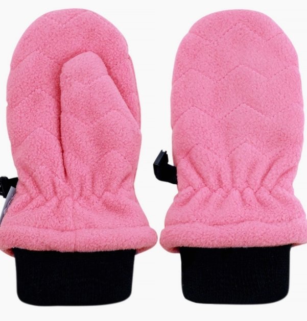 Watermelon Pink | Fleece Mittens