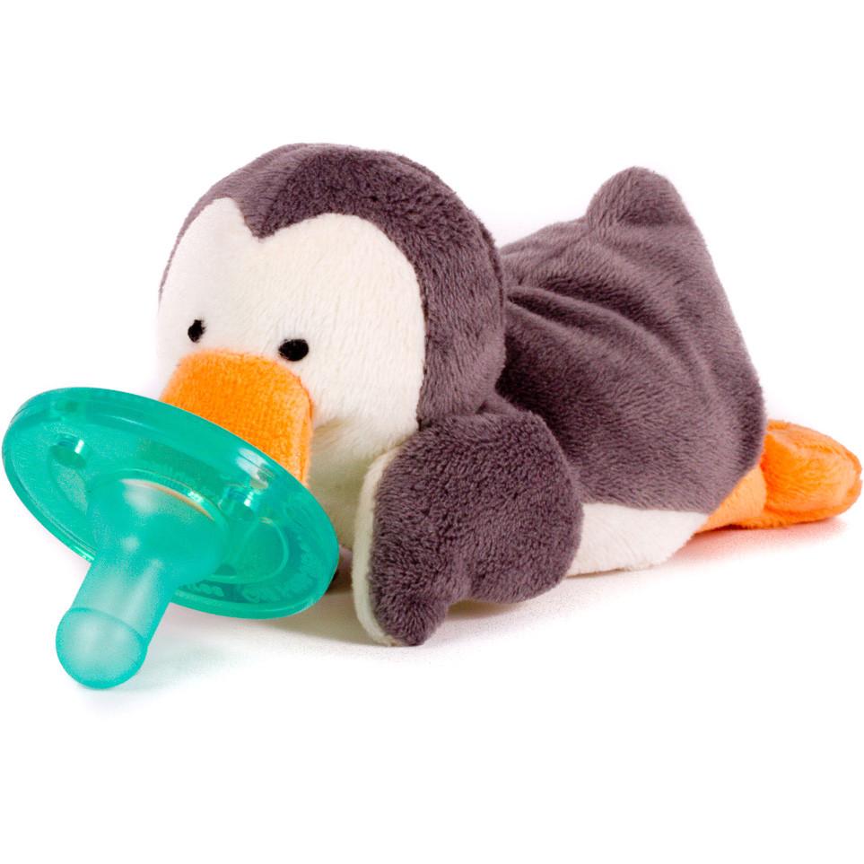 Wubbanub Pacifier Grey Penguin