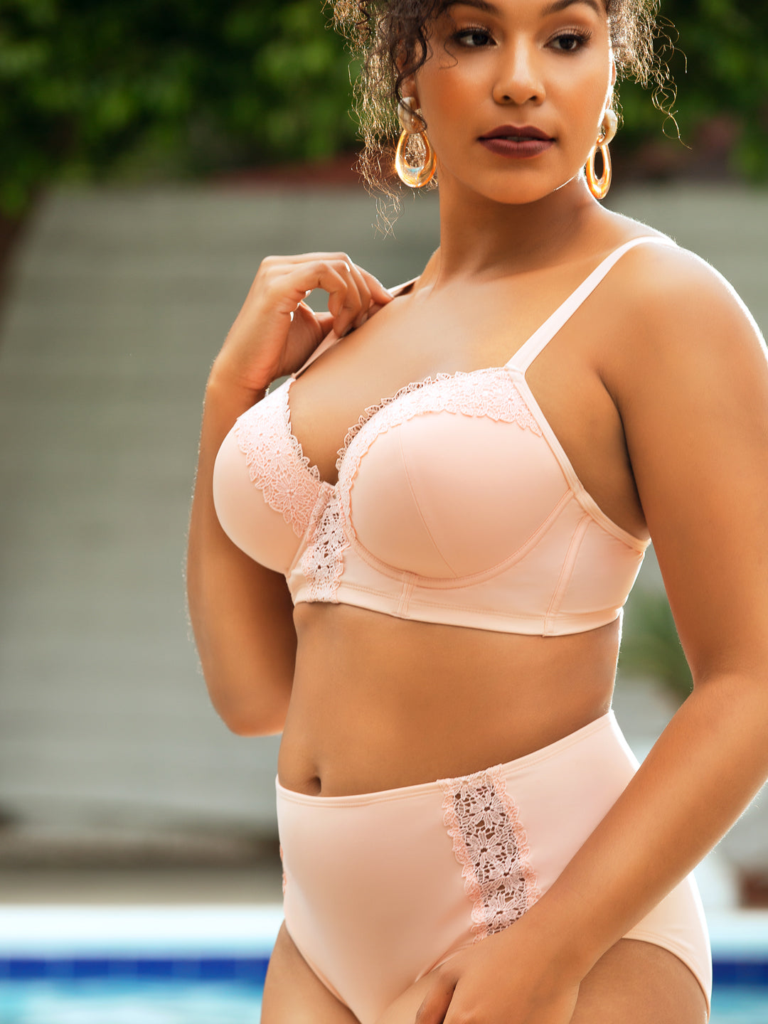 Vivien Balconette Bikini Top - Pink Blush - S8162 – Parfait Lingerie India