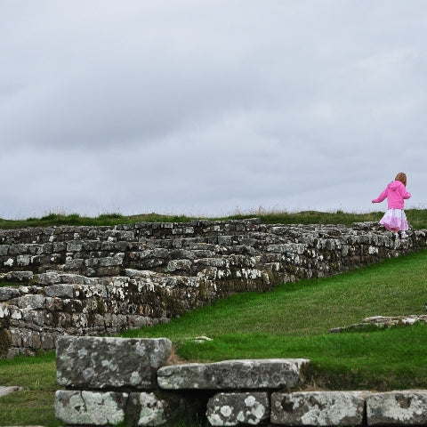 Girl on Hadrian's Wall