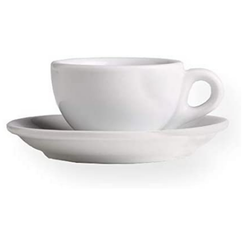 Taza para Café Espresso Musetti, porcelana blanca 70 ml - Nos