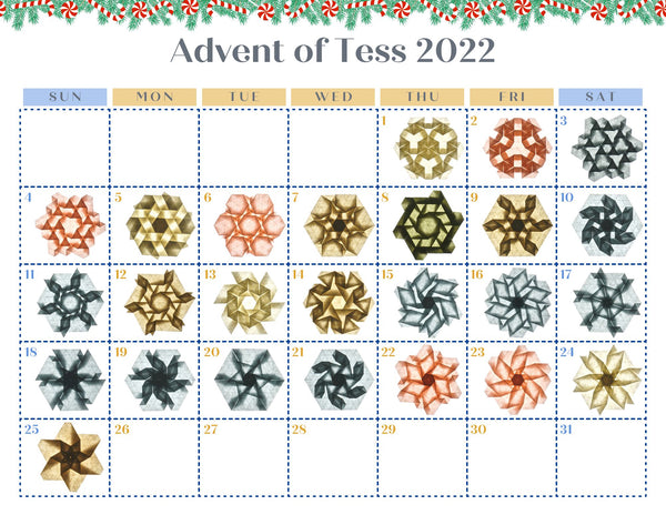 Advent of tess calendar