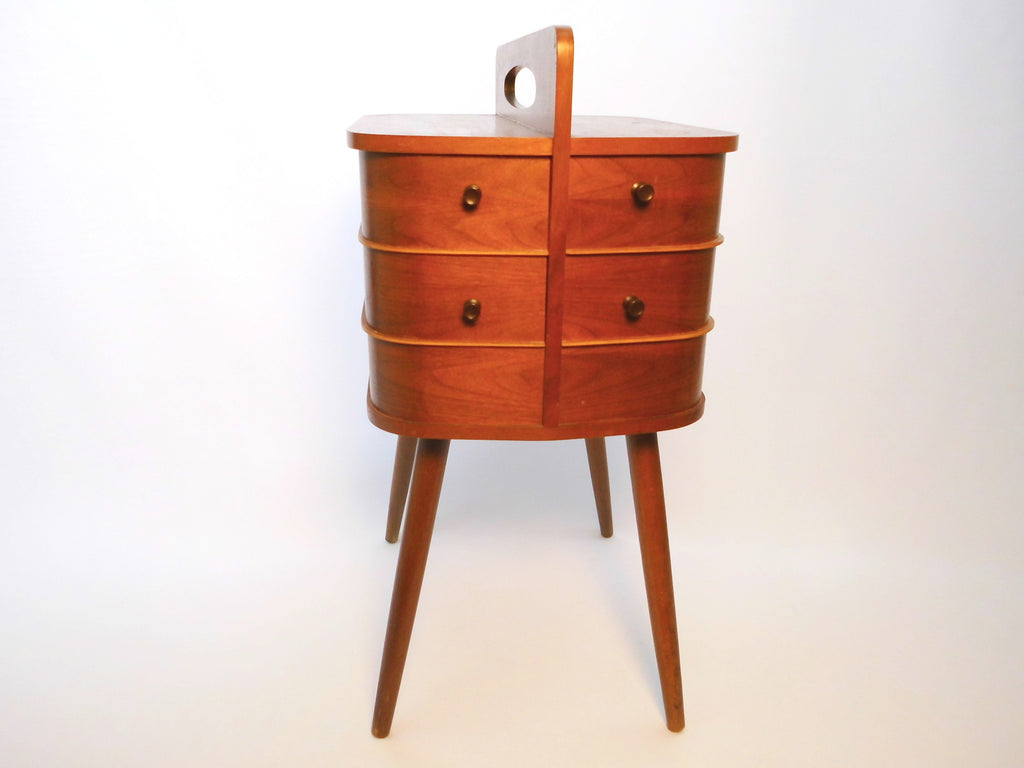 Design Sideboard Store And Or Sewing Box Teak Danish Design 50s