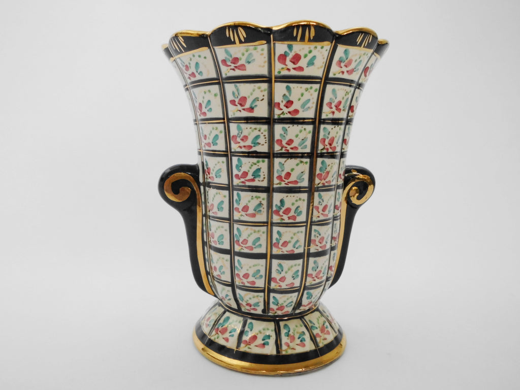 Laptop Giftig Tanzania Hand Painted Vase made by Hubert Bequet, Faïencerie Bequet Quaregnon B –  ARTDECOSHOPPING